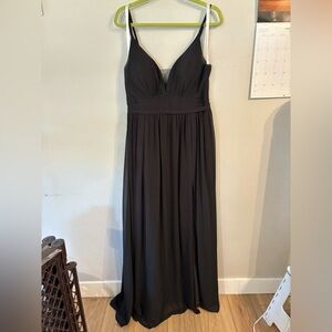 Azazie bridesmaid black dress size 14 ** SEE DESCRIPTION